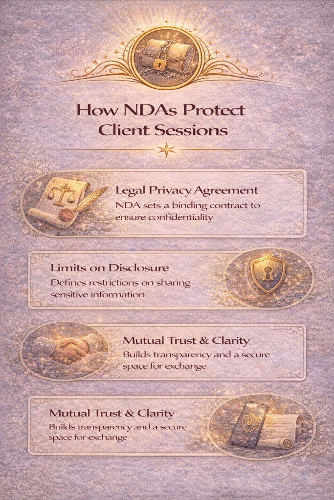 How NDAs Protect Client Sessions